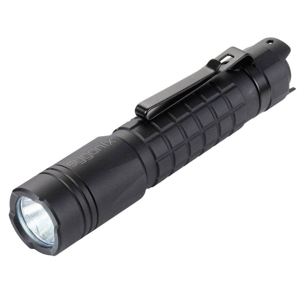 Sygonix Taschenlampe LED-TASCHENLAMPE, mit Gürtelclip, IP68 (wasserdicht), mit Stroboskopmodus Sygonix Taschenlampe LED-TASCHENLAMPE, mit Gürtelclip, IP68 (wasserdicht), mit Stroboskopmodus von Sygonix