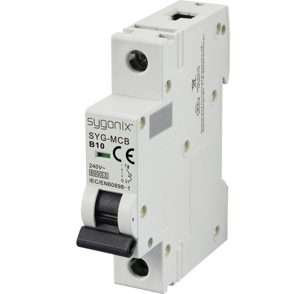 Sygonix Schalter Sygonix SY-6440876 SYG-MCB 1P/B10/6KA Leitungsschutzschalter 1polig von Sygonix