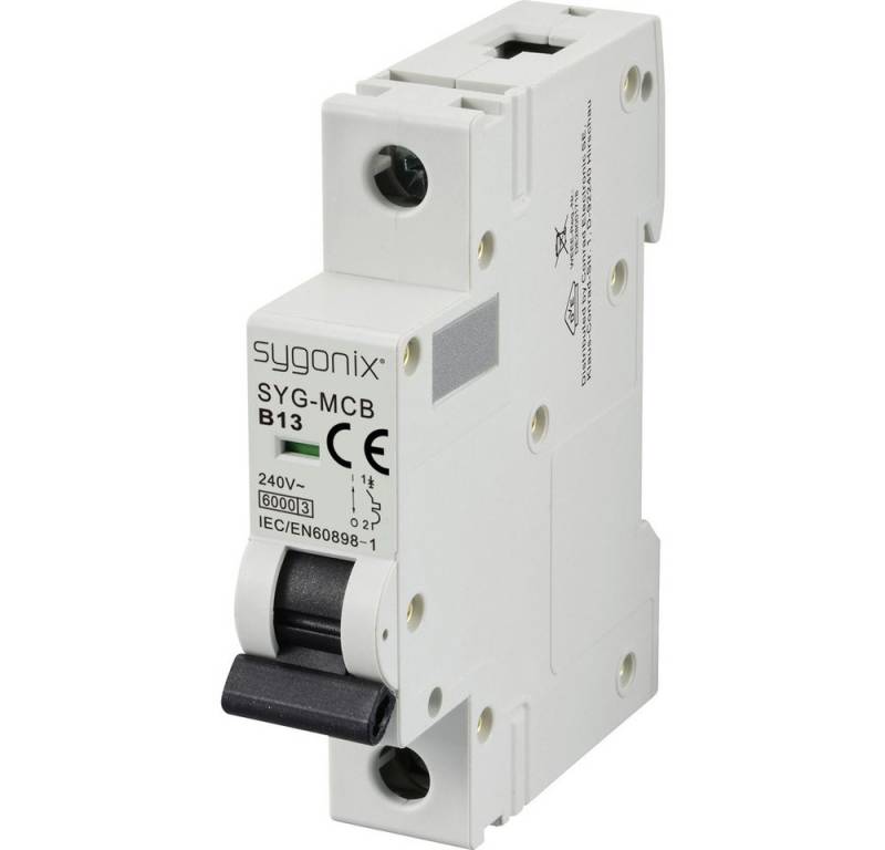 Sygonix Schalter Sygonix SY-6440878 SYG-MCB 1P/B13/6KA Leitungsschutzschalter 1polig von Sygonix