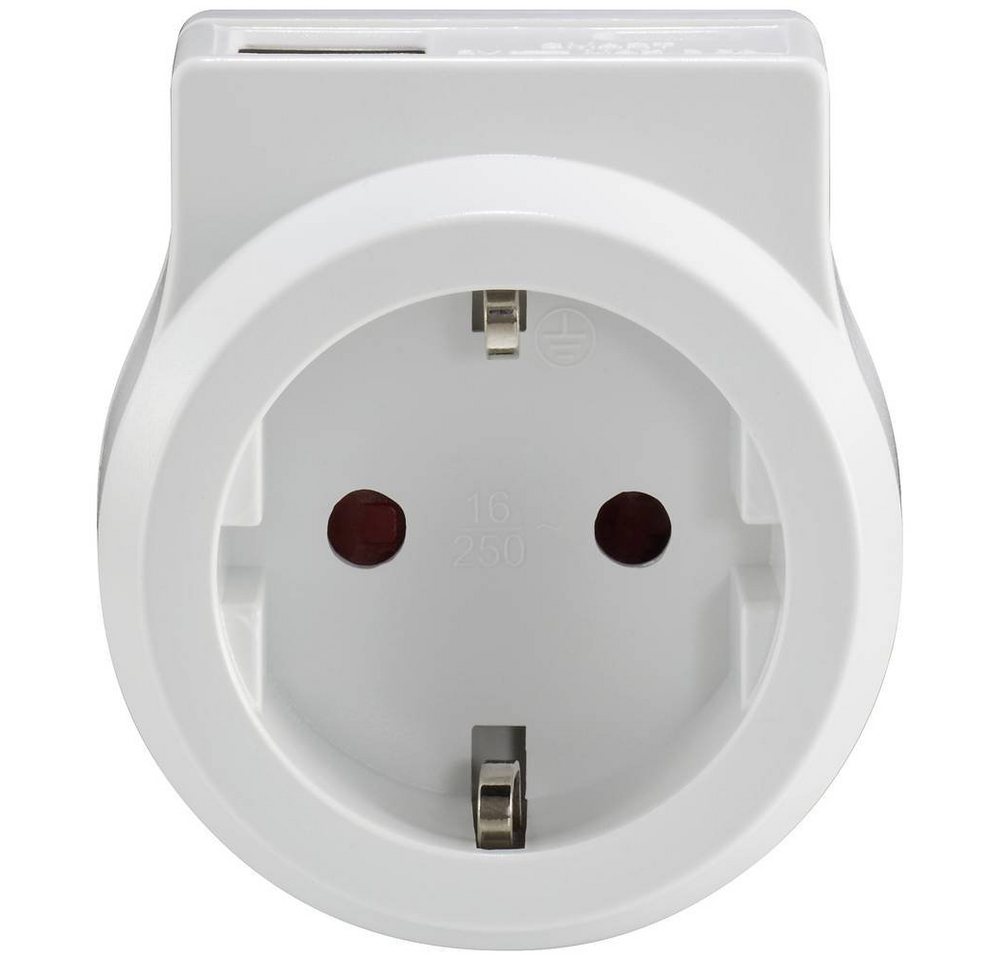 Sygonix Steckdose Schutzkontakt-Steckdosenadapter, mit USB Sygonix Steckdose Schutzkontakt-Steckdosenadapter, mit USB von Sygonix