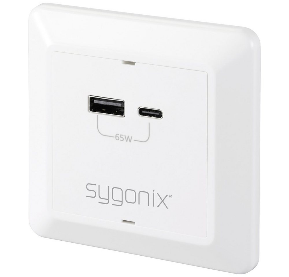 Sygonix Steckdose Sygonix SY-5251910 USB-Ladesteckdose Überspannungsschutz, mit USB-C® von Sygonix