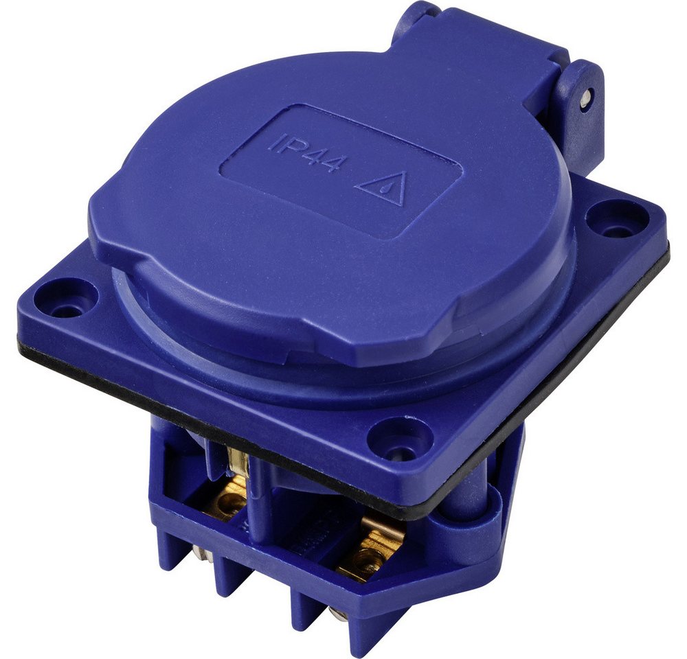 Sygonix Steckdose Sygonix SY-6746376 Schutzkontakt-Steckdose IP44 Blau Sygonix Steckdose Sygonix SY-6746376 Schutzkontakt-Steckdose IP44 Blau von Sygonix