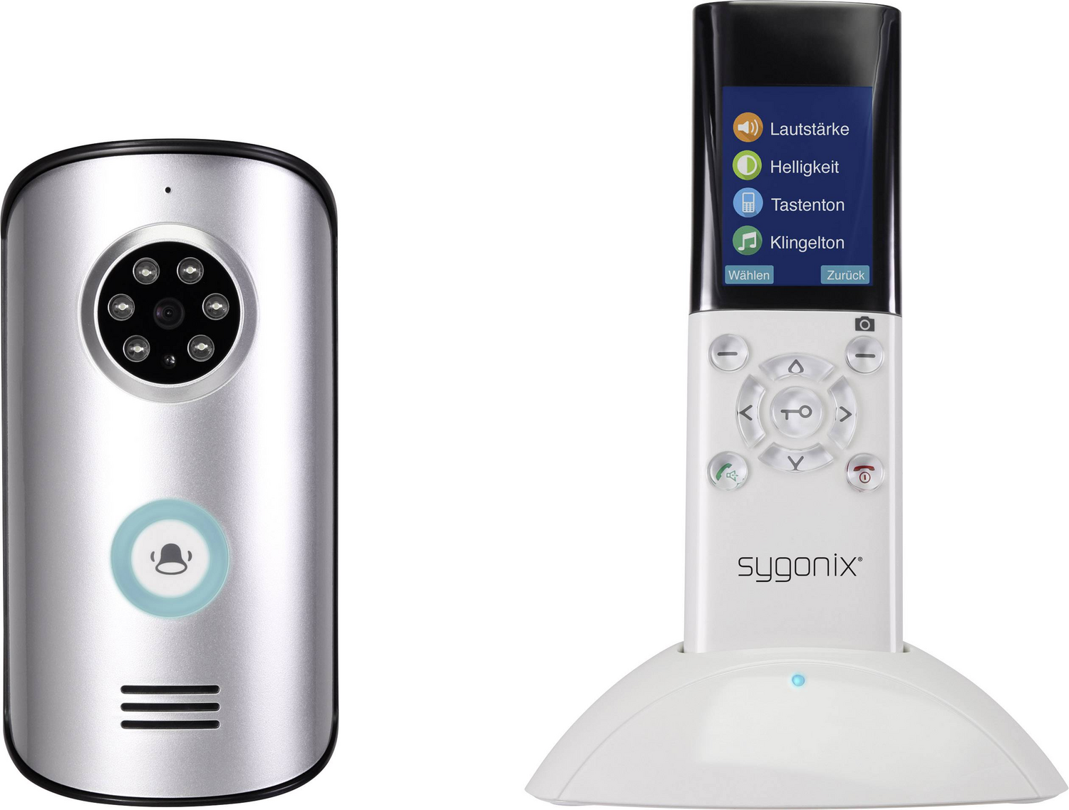 Sygonix Sy 3396994 Video Türsprechanlage Funk Komplettset Silber Siehe Text/Foto C-Ware Sygonix Sy 3396994 Video Türsprechanlage Funk Komplettset Silber Siehe Text/Foto C-Ware von Sygonix
