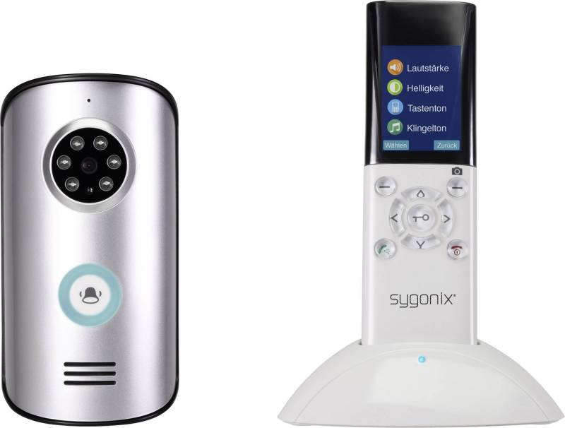 Sygonix Sy 3396994 Video Türsprechanlage Funk Komplettset Silber Siehe Text/Foto C-Ware von Sygonix