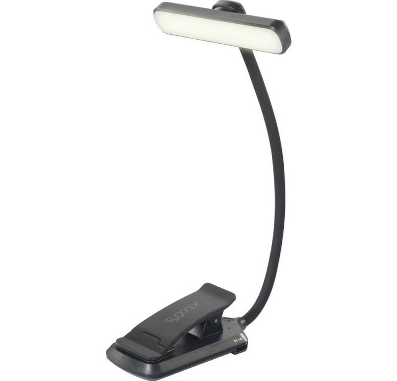 Sygonix Tischleuchte Sygonix SY-6748338 Tischlampe LED 1 W Schwarz von Sygonix