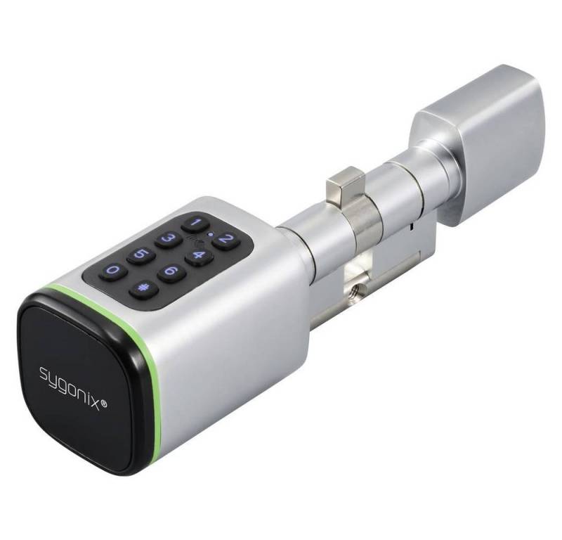 Sygonix Türschließer Bluetooth® PIN RFID Schließzylinder, Bluetooth-fähig, mit beleuchteter Tastatur von Sygonix