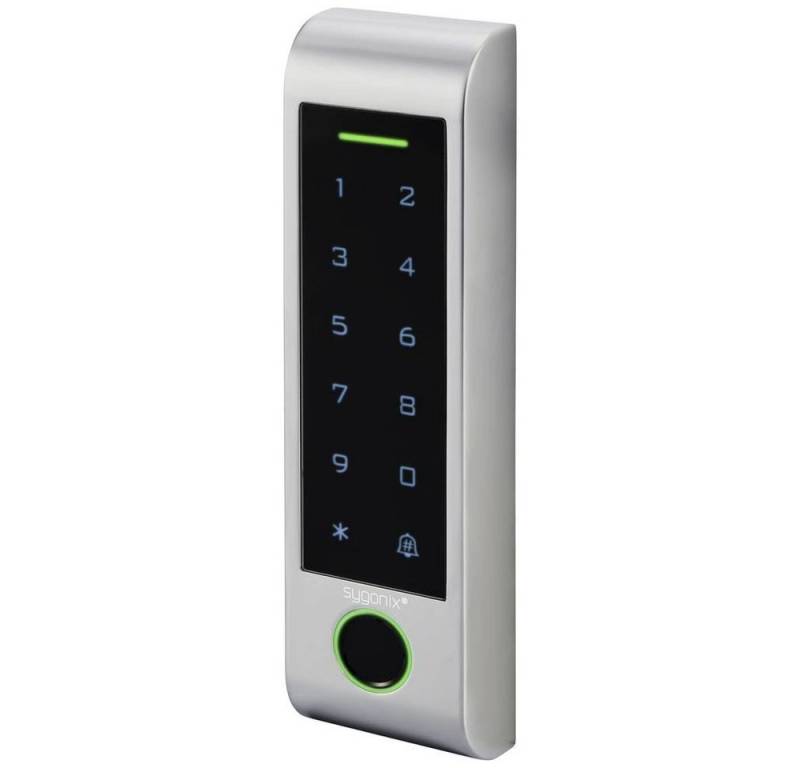 Sygonix Türschließer WLAN RFID/Fingerprint Codeschloss, mit beleuchteter Tastatur, mit Touchscreen von Sygonix