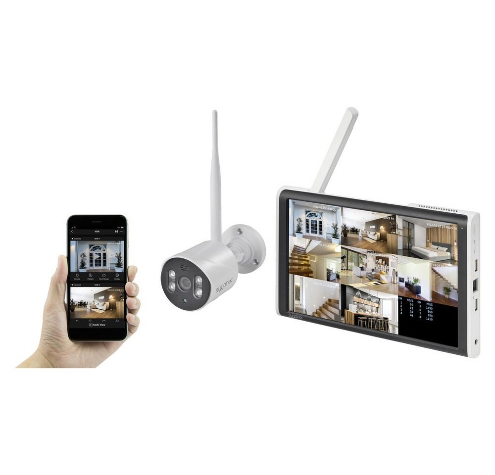 Sygonix Überwachungskamera Sygonix SY-5046554 Funk-Überwachungskamera-Set 8-Kanal mit 1 Kamera 1 Sygonix Überwachungskamera Sygonix SY-5046554 Funk-Überwachungskamera-Set 8-Kanal mit 1 Kamera 1 von Sygonix