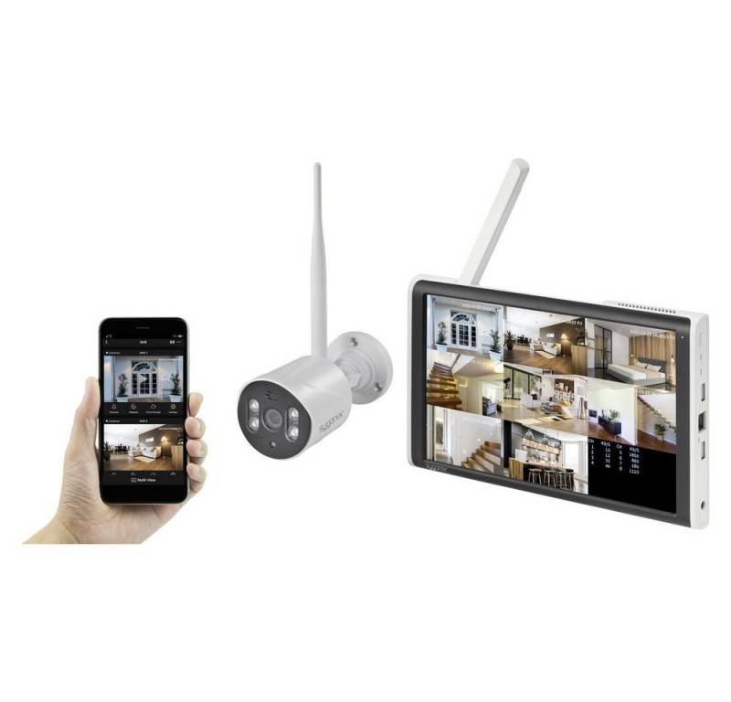 Sygonix Überwachungskamera Sygonix SY-5046554 Funk-Überwachungskamera-Set 8-Kanal mit 1 Kamera 1 von Sygonix