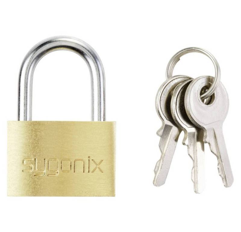 Sygonix Vorhängeschloss Messing-Vorhängeschloss 25 mm SY-5045282 Sygonix Vorhängeschloss Messing-Vorhängeschloss 25 mm SY-5045282 von Sygonix