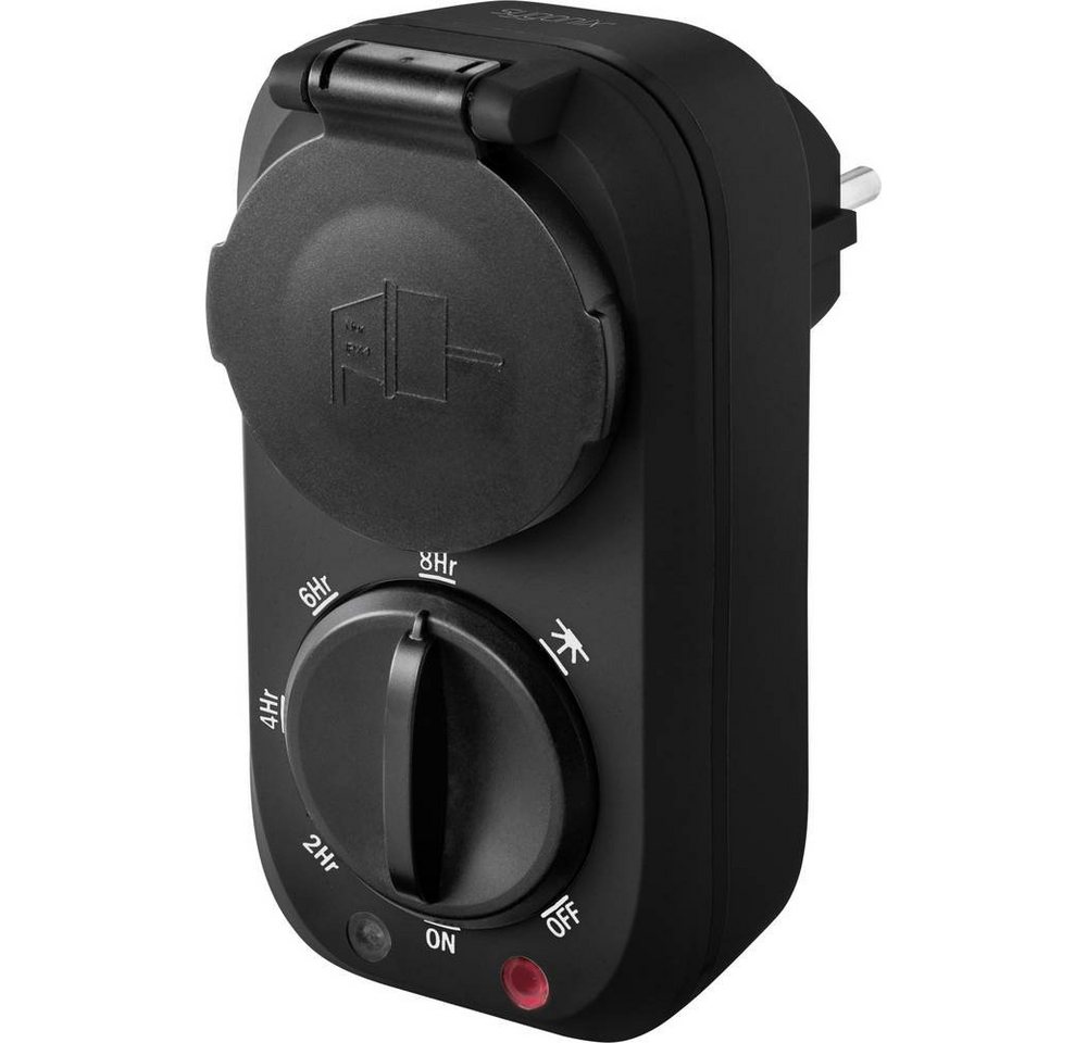 Sygonix Zeitschaltuhr Timer mit Dämmerungsschalter IP44, Countdown-Funktion, START/STOPP-Funktion, Dämmerungsfunktion von Sygonix