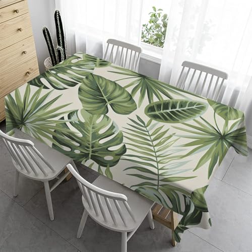 Abwischbare Tischdecke 140x200 cm - FrüHlingsblatt Zitrone Tischdecke Outdoor Bierzeltgarnitur Wasserabweisend Tischtuch Bügelfreie Gartenn für Draußen Party Kreative PalmbläTterR70 Abwischbare Tischdecke 140x200 cm - FrüHlingsblatt Zitrone Tischdecke Outdoor Bierzeltgarnitur Wasserabweisend Tischtuch Bügelfreie Gartenn für Draußen Party Kreative PalmbläTterR70 von Syhi Qlty