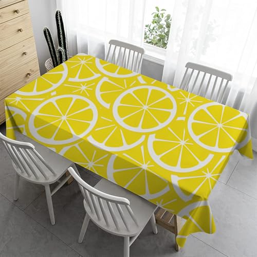 Gelb Tischdecke Bierzeltgarnitur Klein Tischdecke Abwaschbar 100x140 cm - Zitrone Tischdecke Outdoor Tischdecken Fleckschutz Gartentischdecke Wasserabweisend Stoff Table Cloth B&1137 Gelb Tischdecke Bierzeltgarnitur Klein Tischdecke Abwaschbar 100x140 cm - Zitrone Tischdecke Outdoor Tischdecken Fleckschutz Gartentischdecke Wasserabweisend Stoff Table Cloth B&1137 von Syhi Qlty