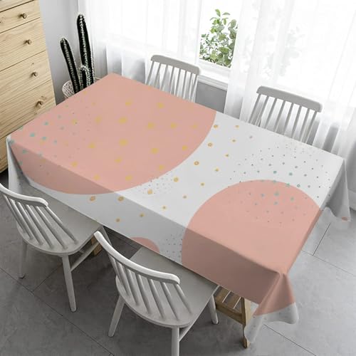 Moderner Druck Tischdecke Bierzeltgarnitur Klein Tischdecke Abwaschbar 100x140 cm - Kreise Braun Tischdecke Outdoor Tischdecken Fleckschutz Gartentischdecke Wasserabweisend Stoff Table Cloth JK42 Moderner Druck Tischdecke Bierzeltgarnitur Klein Tischdecke Abwaschbar 100x140 cm - Kreise Braun Tischdecke Outdoor Tischdecken Fleckschutz Gartentischdecke Wasserabweisend Stoff Table Cloth JK42 von Syhi Qlty