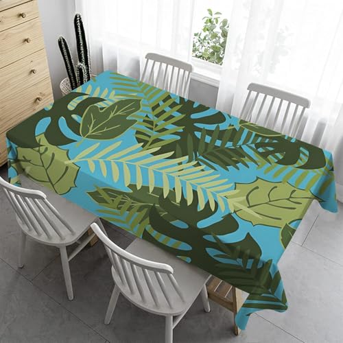 Syhi Qlty Gartentischdecke Eckig 140x140 cm PalmbläTter Abwaschbare Biertisch Abwaschbar Gartentisch Wetterfest für Geburtstag Party Garten Draußen Botanische BläTterR83 Syhi Qlty Gartentischdecke Eckig 140x140 cm PalmbläTter Abwaschbare Biertisch Abwaschbar Gartentisch Wetterfest für Geburtstag Party Garten Draußen Botanische BläTterR83 von Syhi Qlty