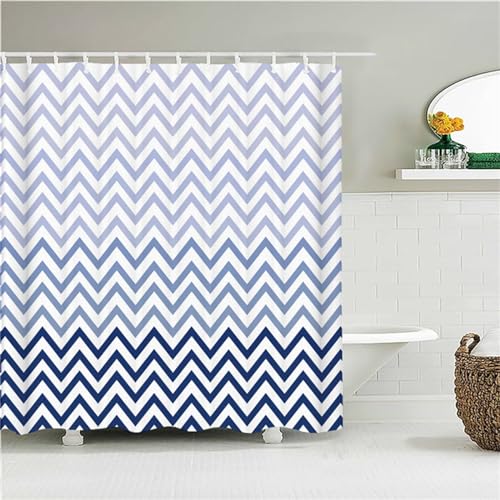 Duschvorhang Anti-Schimmel 200x300cm Farbige Linien Duschvorhäng Waschbar Textil Bad Vorhang,3D Shower Curtains Polyester Antibakteriell Stoff,Badewanne Duschvorhang mit 12 Duschvorhängeringen Duschvorhang Anti-Schimmel 200x300cm Farbige Linien Duschvorhäng Waschbar Textil Bad Vorhang,3D Shower Curtains Polyester Antibakteriell Stoff,Badewanne Duschvorhang mit 12 Duschvorhängeringen von Syiboo