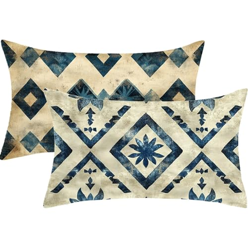 Kissenbezug Beige Outdoor Kissen 60x90 Sofakissen Groß Kissenhüllen Böhmen Doppelseitiger Druck Gartenkissen 2er Set Leinen Dekokissen für Couch Herbst Deko Wohnzimmer, Geschenke für Frauen,J845 Kissenbezug Beige Outdoor Kissen 60x90 Sofakissen Groß Kissenhüllen Böhmen Doppelseitiger Druck Gartenkissen 2er Set Leinen Dekokissen für Couch Herbst Deko Wohnzimmer, Geschenke für Frauen,J845 von Syiboo