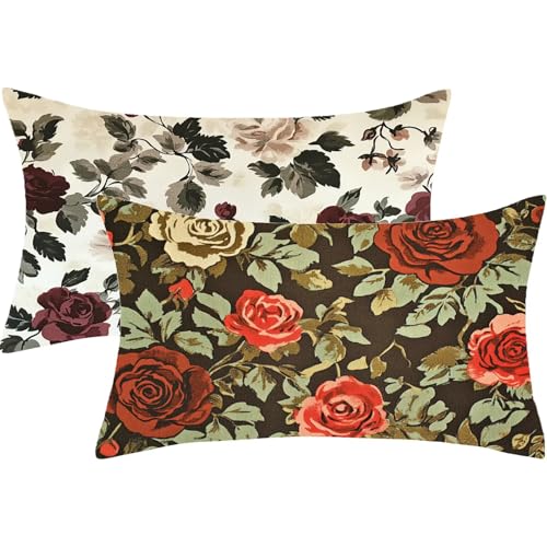 Kissenbezug Grün Outdoor Kissen 40x60 Sofakissen Groß Kissenhüllen Garten Doppelseitiger Druck Gartenkissen 2er Set Leinen Dekokissen für Couch Balkon Herbst Deko Wohnzimmer, Geschenke für Frauen,J860 Kissenbezug Grün Outdoor Kissen 40x60 Sofakissen Groß Kissenhüllen Garten Doppelseitiger Druck Gartenkissen 2er Set Leinen Dekokissen für Couch Balkon Herbst Deko Wohnzimmer, Geschenke für Frauen,J860 von Syiboo