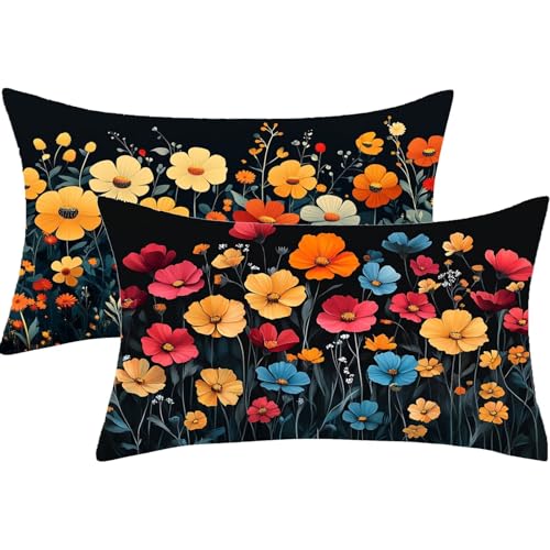 Syiboo Kissenbezug 25x50 Kissen Bunt Dekokissen 2er Set Rechteck Sofakissen Groß Herbst Kissenbezüge Anlage Gartenkissen Leinen KopfKissenbezug für Wohnzimmer Herbst Deko Schlafzimmer, Geschenke,J843 Syiboo Kissenbezug 25x50 Kissen Bunt Dekokissen 2er Set Rechteck Sofakissen Groß Herbst Kissenbezüge Anlage Gartenkissen Leinen KopfKissenbezug für Wohnzimmer Herbst Deko Schlafzimmer, Geschenke,J843 von Syiboo
