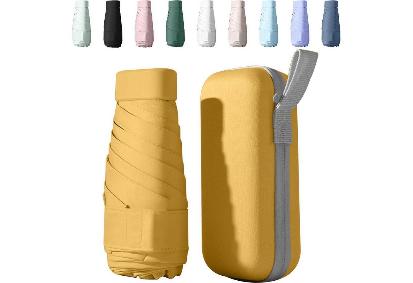 Sykerout Sonnenschirm Sykerout Mini Regenschirm Taschenschirme UV-Schutz Etui Klein & Leicht Sykerout Sonnenschirm Sykerout Mini Regenschirm Taschenschirme UV-Schutz Etui Klein & Leicht von Sykerout