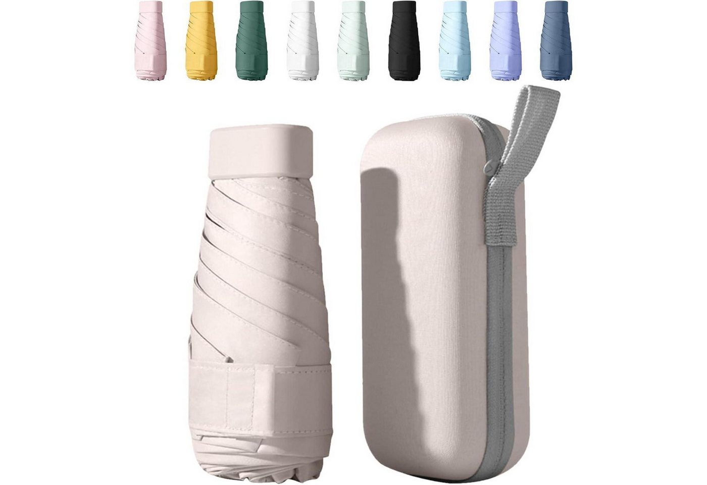 Sykerout Sonnenschirm Sykerout Mini Regenschirm Taschenschirme UV-Schutz Etui - Kompakt Sykerout Sonnenschirm Sykerout Mini Regenschirm Taschenschirme UV-Schutz Etui - Kompakt von Sykerout