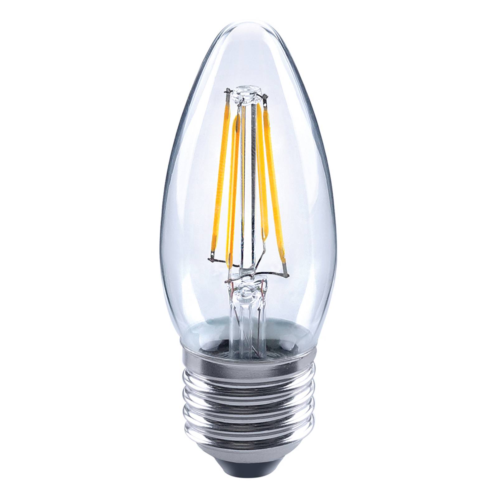 LED-Kerzenlampe E27 4,5W 827 Filament klar von Sylvania