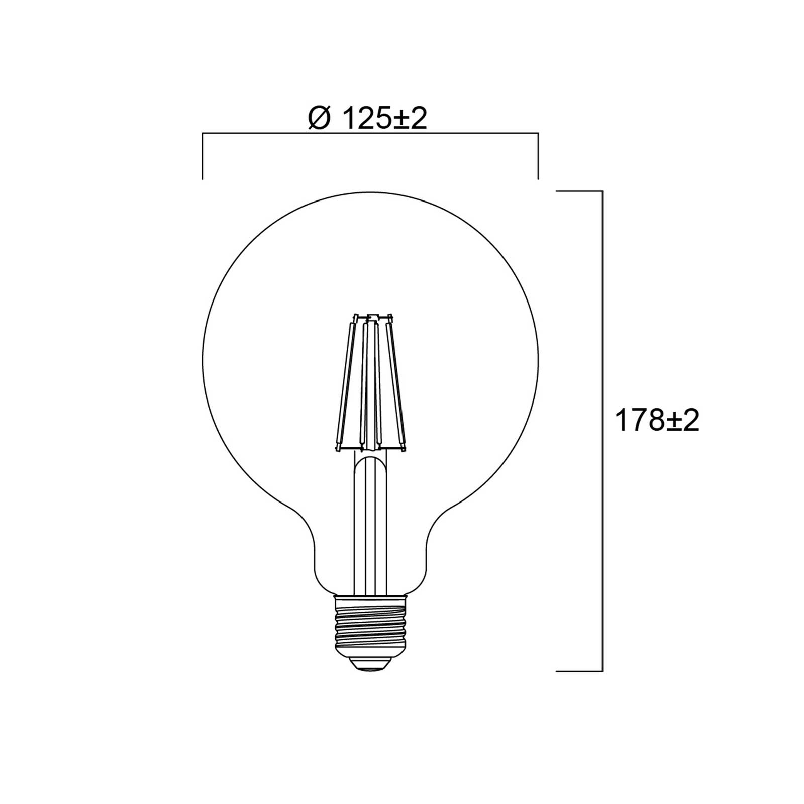 Sylvania E27 Filament LED G120 4W 2.700K 840 lm von Sylvania