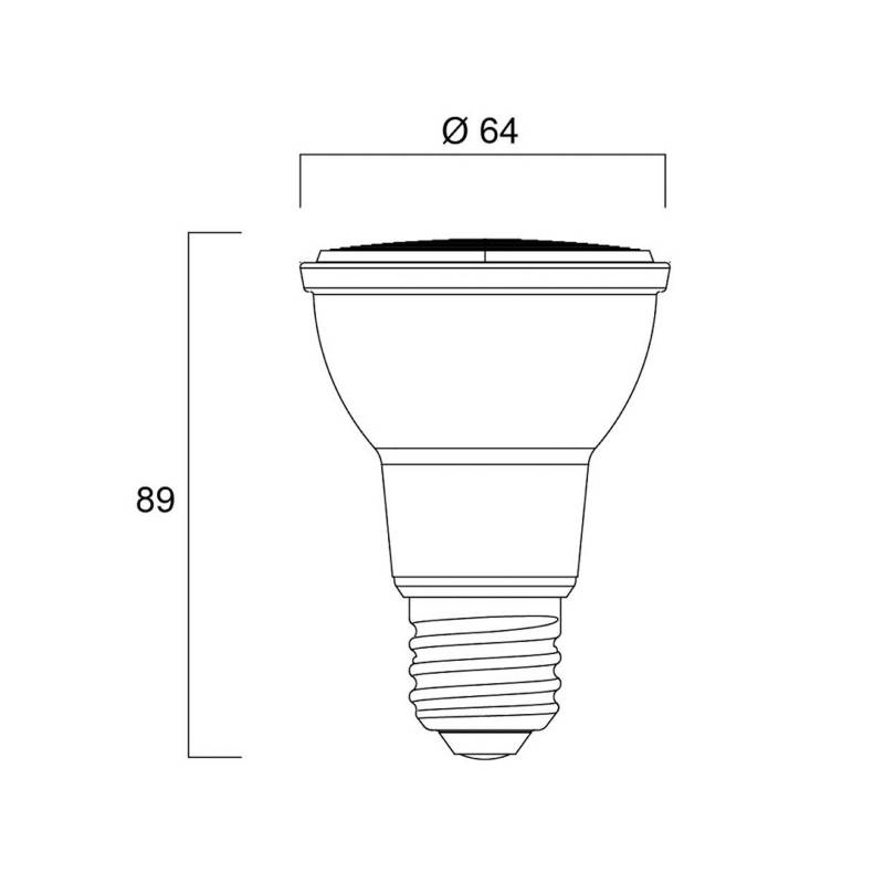 Sylvania LED-Reflektor E27 7,2W PAR20 3.000K dim 36° 540lm von Sylvania