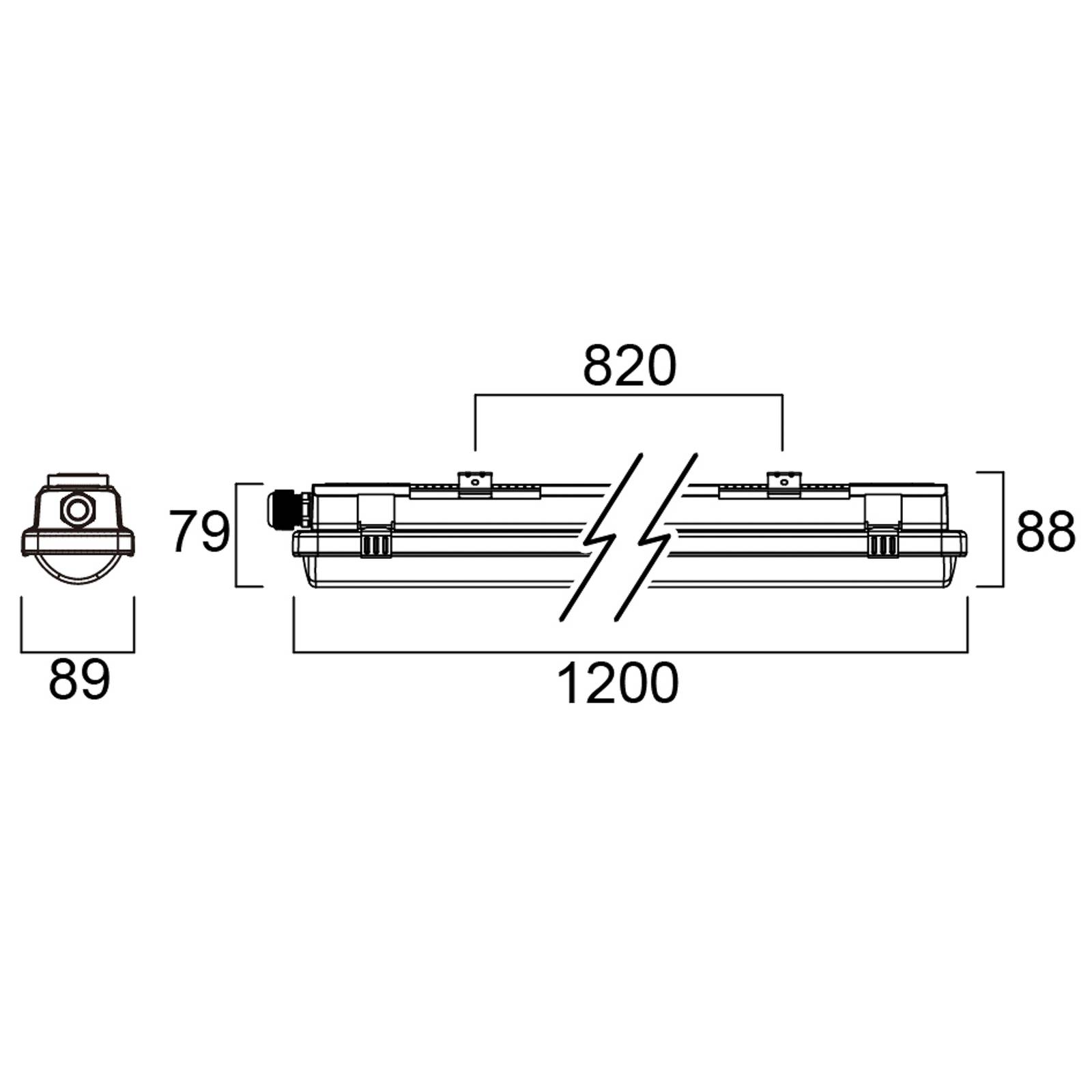 Sylvania Resisto Feuchtraum 1200 IP66 4.000K 20W von Sylvania