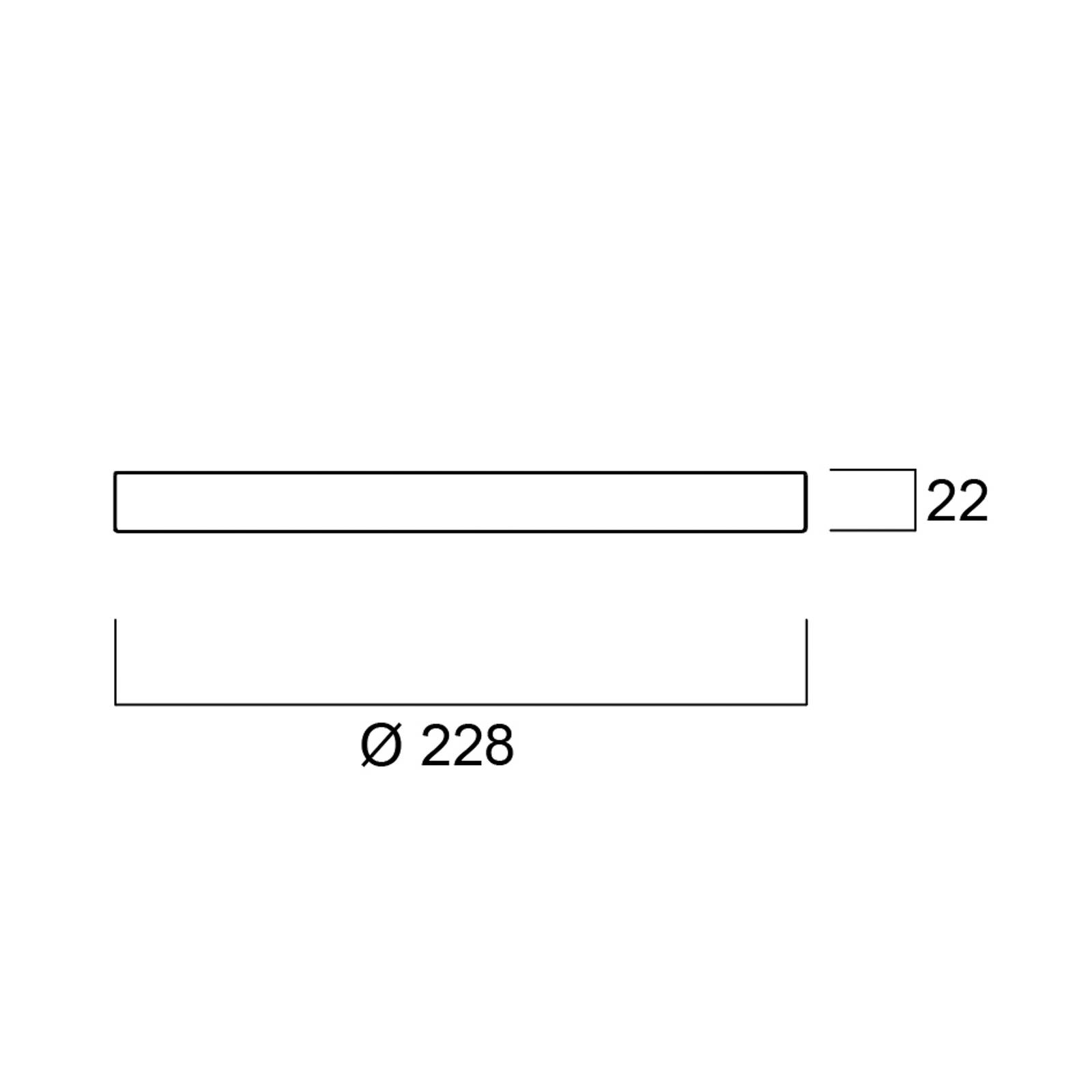 Ringblende für Start 5in1, schwarz matt, Ø 22,8cm von Sylvania