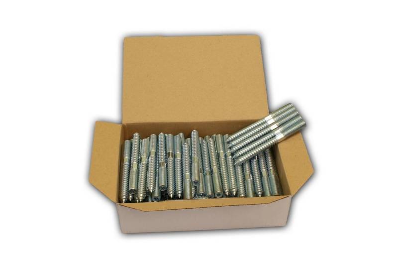 Symbionet Stockschraube 100x Stockschrauben M10 x 140mm Schraubstifte Holzschrauben von Symbionet