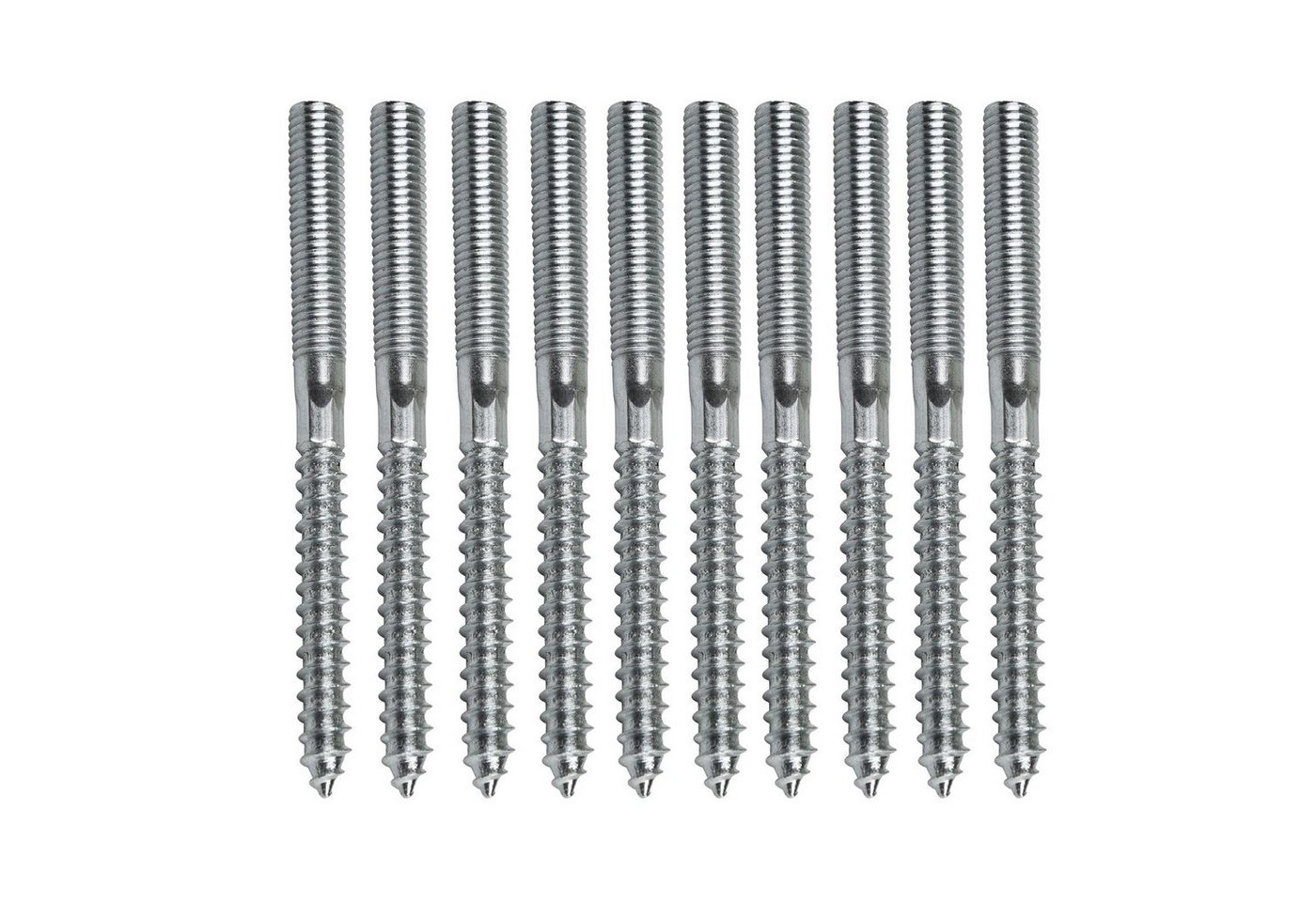 Symbionet Stockschraube 10x Stockschraube M10 x 140 mm Gewinde Holzschraube verzinkt Symbionet Stockschraube 10x Stockschraube M10 x 140 mm Gewinde Holzschraube verzinkt von Symbionet