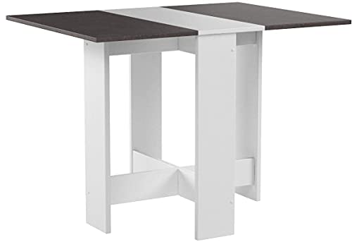 Symbiosis Trick C3 Tisch, Holz veredelt, Weiß/Beton, 73.4 x 103 x 76 cm von Symbiosis