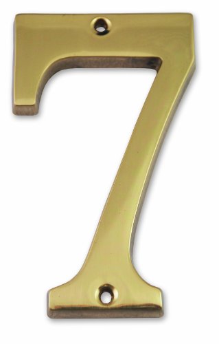 Symbol CLM9707 Zahl „7“ - Messing massiv - Höhe 97 mm von XGAGHB