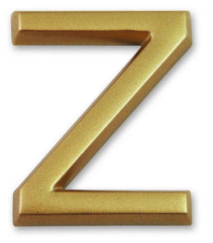 Symbol LD37Z Buchstabe „Z“ - Goldfarbener selbsthaftender Kunststoff - Höhe 37 mm Symbol LD37Z Buchstabe „Z“ - Goldfarbener selbsthaftender Kunststoff - Höhe 37 mm von Symbol