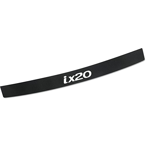 Auto Heckstoßstange Schutzleiste für Hyun-dai IX20, Kante Kofferraum Schwellers Kratzfest Selbstklebend Kohlefaser Aufkleber - Tailgate Styling Decorative Accessories,Black Auto Heckstoßstange Schutzleiste für Hyun-dai IX20, Kante Kofferraum Schwellers Kratzfest Selbstklebend Kohlefaser Aufkleber - Tailgate Styling Decorative Accessories,Black von Symilov