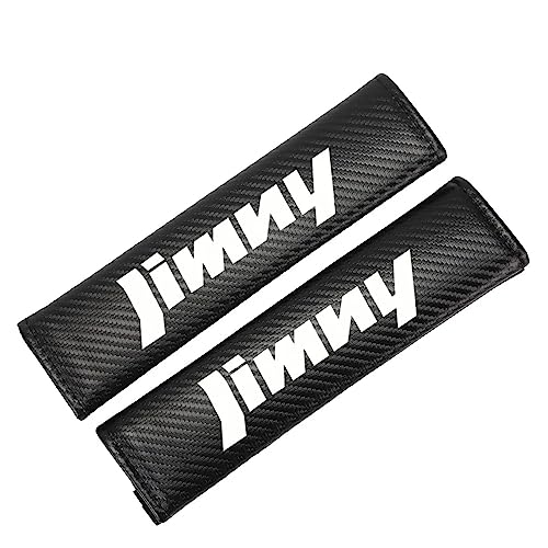 Symilov 2 Stück Auto Gurtpolster für Suz-uki Jimny, Komfort Kohlefaser Sitzgurt Polsterung Sicherheitsgurt Schulterschutz Abdeckung Auto Interieur Zubehör,Black Symilov 2 Stück Auto Gurtpolster für Suz-uki Jimny, Komfort Kohlefaser Sitzgurt Polsterung Sicherheitsgurt Schulterschutz Abdeckung Auto Interieur Zubehör,Black von Symilov