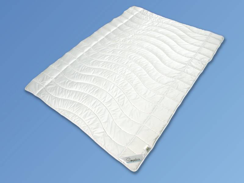 Microfaserbettdecke, Sympathica Mikrofaser Leicht-Steppbett Sommerbett Sommerdecke 135x200, Sympathica, Füllung: 450g silikonisierte, spiralgekräuselte Hohlfaser 100% von Sympathica