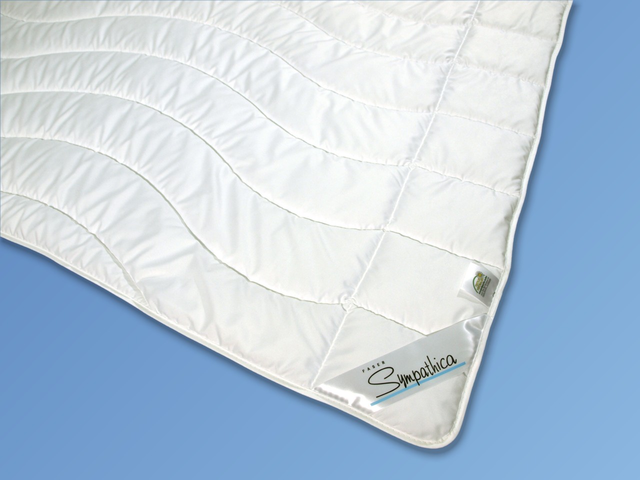 Sympathica Microfaser Feinbatist Leicht-Steppbett 155x200 cm Sommerdecke 400g von Sympathica