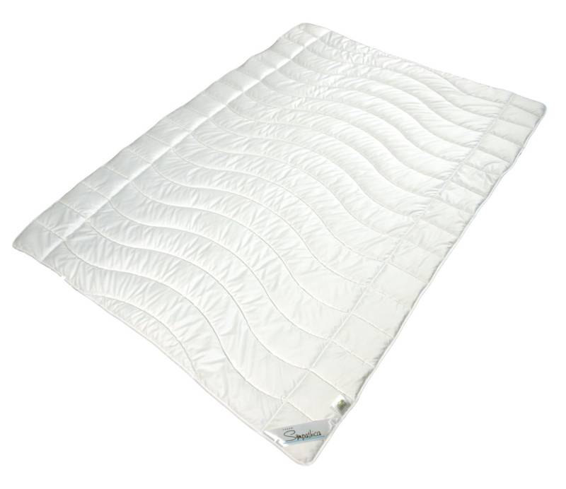Sympathica Microfaser Feinbatist Leicht-Steppbett 155x220 cm Sommerdecke 450 g von Sympathica