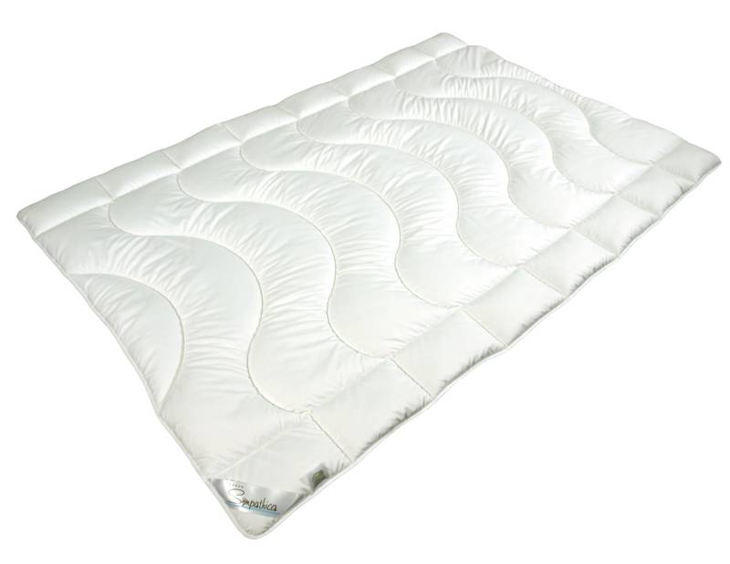 Sympathica Microfaser Feinbatist Steppbett 155x200 cm Ganzjahresdecke 950 g von Sympathica