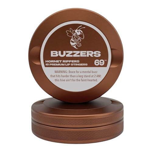 Edition 008: Buzzers | Zyn Metal Can | Metall Zyn Container | Beutelbehälter | Kleine Vorratsdose (Kupfer) von Syn Tin