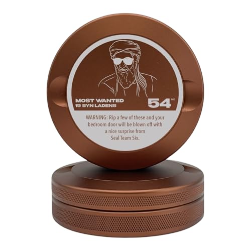 Edition 010: Syn Laden Snusdose – Zyn Metallhalter – geruchsdichter Aluminiumbehälter (Kupfer) von Syn Tin