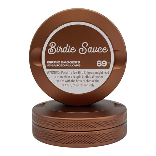 Edition 013: Birdie Sauce | Zyn Metal Can | Metall Zyn Container | Beutelbehälter | Kleine Vorratsdose (Kupfer) von Syn Tin