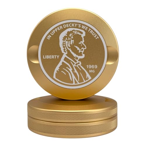 Edition 015: Liberty | Zyn Metal Can | Metall Zyn Container | Beutelbehälter | Kleine Vorratsdose (Champagner Gold) von Syn Tin