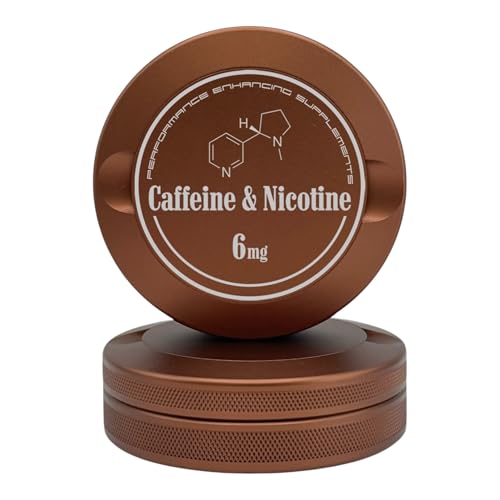 Edition 019: Koffein | Metalldose | Metallbehälter | Beutelbehälter | Kleine Vorratsdose (Kupfer) von Syn Tin