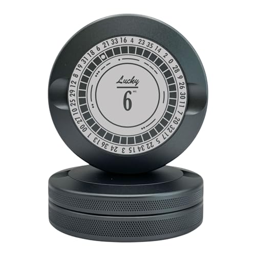 Edition 777: Roulette | Metalldose | Behälter mit zwei Fächern | Metallbehälter | kleine Vorratsdose | kleine Metalldose | geruchsdichter Behälter | Diskreter Aufbewahrungsbehälter (Gunmetal Gray) von Syn Tin