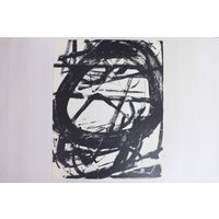 Lithographie "April" Von Bernd Völkle 1963 Nachmittagmond Serie von SynBrocante