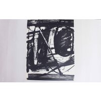 Lithographie Von Bernd Völkle 1963 Nachmittagmond Serie von SynBrocante