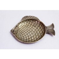 Vintage Fischförmige Messingtasche 1970 von SynBrocante